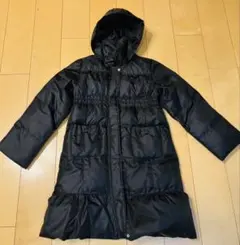 黒いフード付きコート150センチ