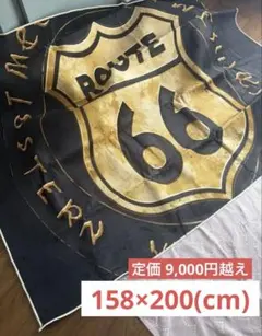 ROUTE 66 デザイン ラグ マット ヴィンテージ風のサムネイル