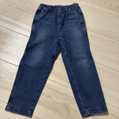 110cm デニム　ストレートパンツ　ズボン　UNIQLOユニクロ