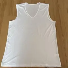 UNIQLO AIRism ホワイト タンクトップ Lサイズ　エアリズム