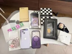 iPhone 14 256GB SIMフリー AirPods 付き おまけ多数