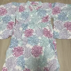 子供用浴衣ドレス　紫陽花