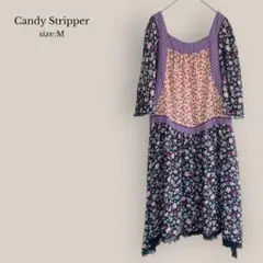 Candy Stripper チェックサロペット ベージュ/赤 S 0455-A - メルカリ