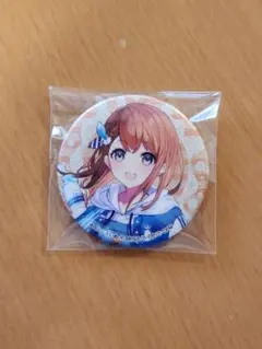 プロセカ　ローソンコラボ　グリッター缶バッジ　花里みのり