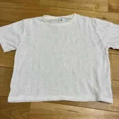 ロク　6 透かし編みデザイン ホワイトTシャツのサムネイル