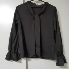 リボンブラウス 長袖