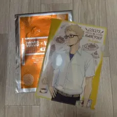 ハイキュー!! ココス クリアファイル 月島蛍 - メルカリ