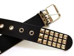 666 スタッズベルト 3連ピラミッド y2k 美品 punk パンク 平成 666 スタッズベルト 3連ピラミッド y2k 美品 punk パンク 平成 - メルカリ