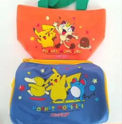 ポケモンおさんぽバッグ　二個　ニャース、マリル、コダック