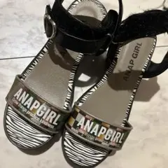 ANAP GIRL サンダル 22.0cm ゼブラ柄のサムネイル