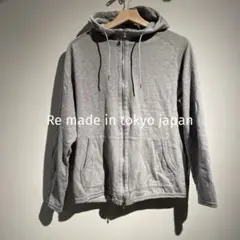 セール‼️Re made in tokyo japan フルジップフードパーカーM