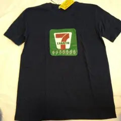 ☆おもしろTシャツ☆コンビニ風 セブンKANAVUN ネイビー M
