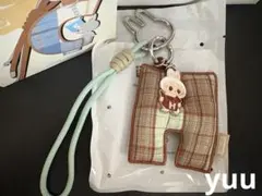 k*o様 らぶぶイニシャルキーホルダー(H)POP MART 推しイニシャル