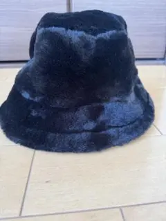 ブラックファーバケットハット
