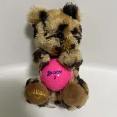 キャロウェイベア　ぬいぐるみ　ゴルフボール　ヒョウ柄　Callaway