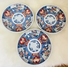 金彩古伊万里様式の中深皿3枚セット