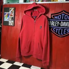 POLO RALPH LAUREN ポロベア　ジップパーカー　赤