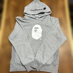A Bathing Ape Champion コラボ パーカー グレー