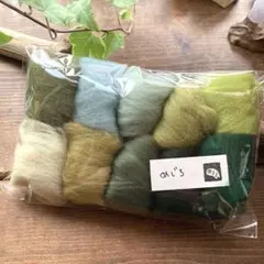 ハンドメイド 羊毛フェルト 3g10色めじろパック...‪ ·͜·♡‬