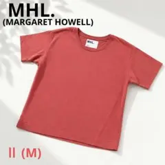 マーガレットハウエル M 半袖Tシャツ 無地 リネン 赤 MHL. 綿麻 日本製のサムネイル