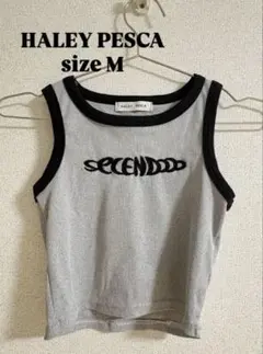 HALEY PESCA Y2K ミニマリストロゴ スリムキャミソール Mサイズ