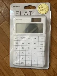SHARP EL-VT172-WK ホワイト フラット電卓