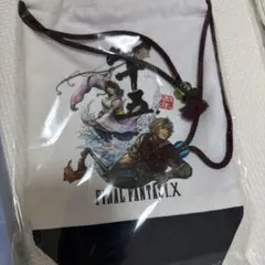 ファイナルファンタジー10 FF10 大丸　25周　巾着　ちりめん風巾着　ポーチのサムネイル