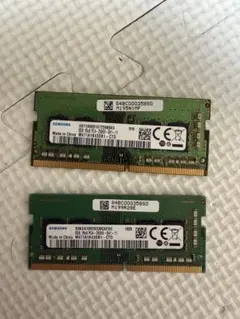 SAMSUNG ノートPC用メモリ 16GB 2枚セット 計32GB - メルカリ