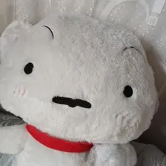 レトロ☆クレヨンしんちゃんシロ特大ぬいぐるみ☆50㌢