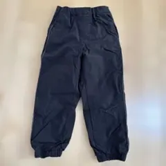 UNIQLO 黒 ウォームイージーパンツ　ゴムウエスト パンツ 110サイズ