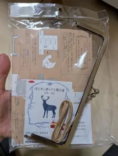 口金 丸型 3点＆ バニティボックス用口金＆ネックチェーン＆ピアス