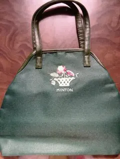 MINTON ミントン トートバッグ グリーン 花柄