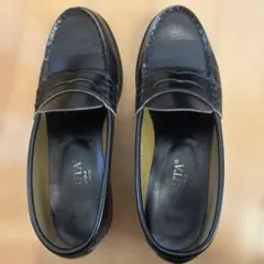 『学校推奨』HARUTA黒 レザー ローファー