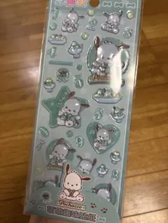 ポチャッコ　サンリオ　ボンボンドロップシール風　立体シール　海外限定　正規品