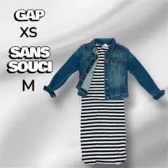 GAP XS デニムジャケット SANS SOUCI M ノースリーブワンピース