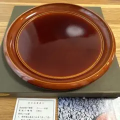 飛騨高山春慶塗り漆器給仕盆　6号　お盆　新品未使用のサムネイル
