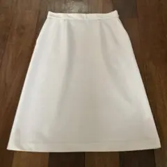 【美品】MICHELKLEIN ホワイトスカート 38