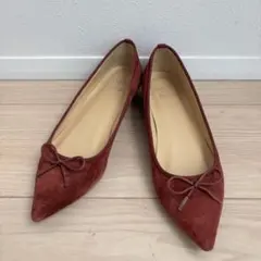 odette e odile ポインテッドトゥパンプス　フラットシューズ23.5