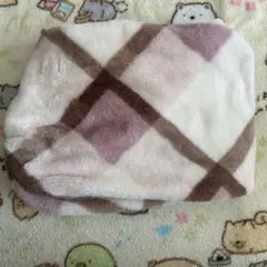 フリース ネックウォーマー チェック柄