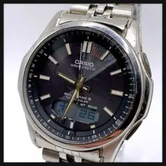 【稼働】CASIO カシオ★ ウェーブセプター アナデジ ソーラー電波 メンズのサムネイル
