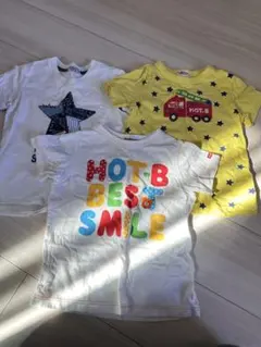 ミキハウスTシャツ 3点セット 110cm