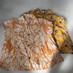R.L.B 半袖シャツ 130サイズ 花柄　アロハシャツ　130 2枚セット