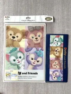 ディズニー　ダッフィ&フレンズ　クリアファイル&チケットケース　メルカリ便発送