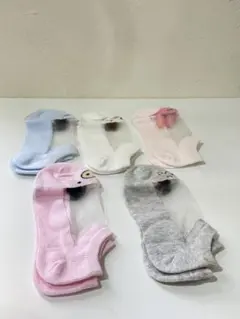 キッズ靴下セット 動物刺繍 4足セット