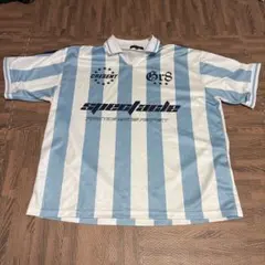 CRESENT Gr8 水色と白のストライプシャツ