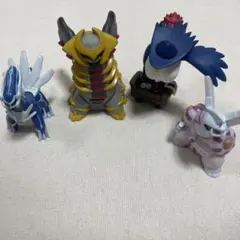 ポケモン　フィギュア　 ソフビ　ディアルガ ミ　パルキア　ギラティナ　ドンカラス