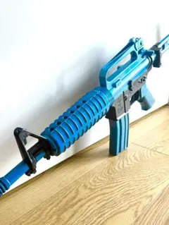希少・東京マルイM16A2・18歳以上電動ガン・動作OK・メタルブルー