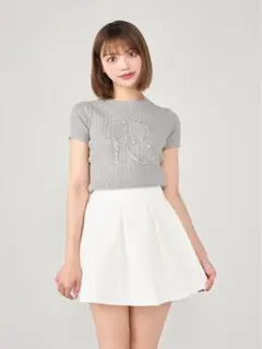 Darich DRビジューリブニットトップス