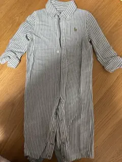 Ralph Lauren ストライプロンパース 75