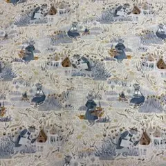 USAコットン　ネコ柄　DEAR STELLA